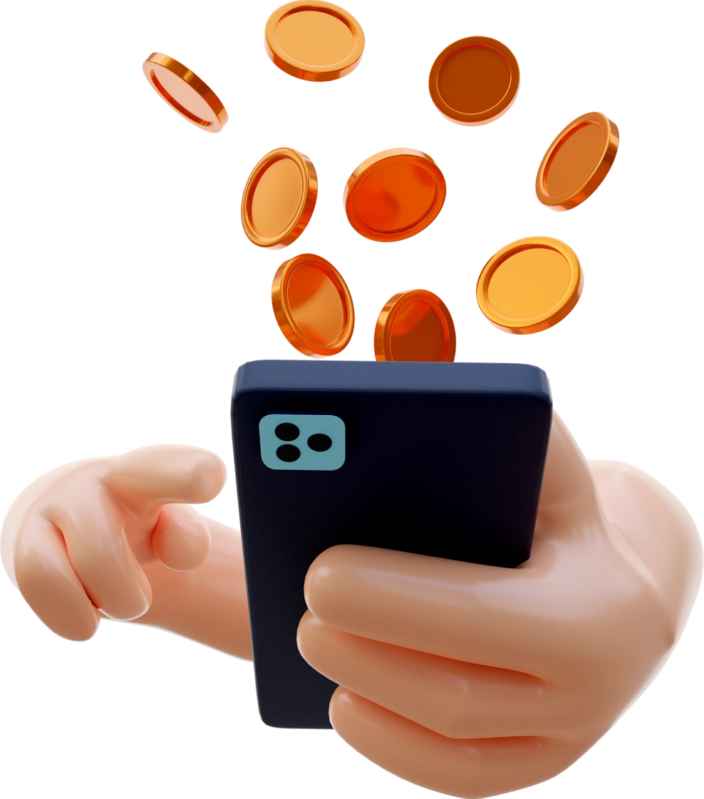 Imagen de mano con teléfono