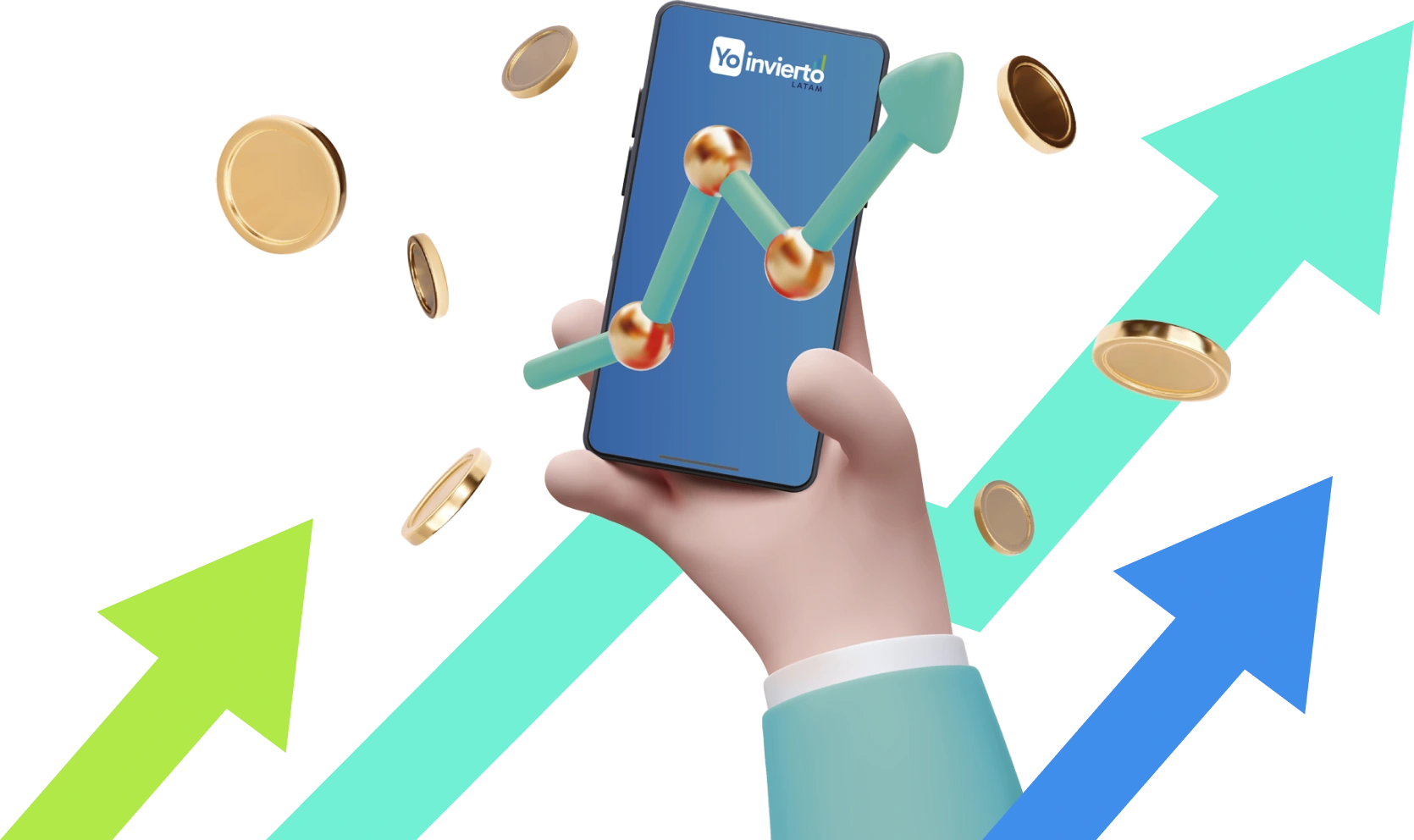 Imagen móvil en mano